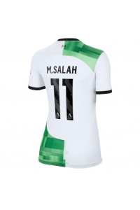Liverpool Mohamed Salah #11 Fotballdrakt Borte Klær Dame 2023-24 Korte ermer